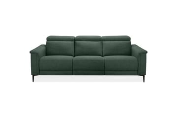3-sitssoffa Lund Mörkgrön, Belfast tyg, Elektrisk vilstol - Mörkgrön, Belfast tyg, Elektrisk vilstol - Möbler - Vardagsrum - Soffor - Reclinersoffor & Biosoffor