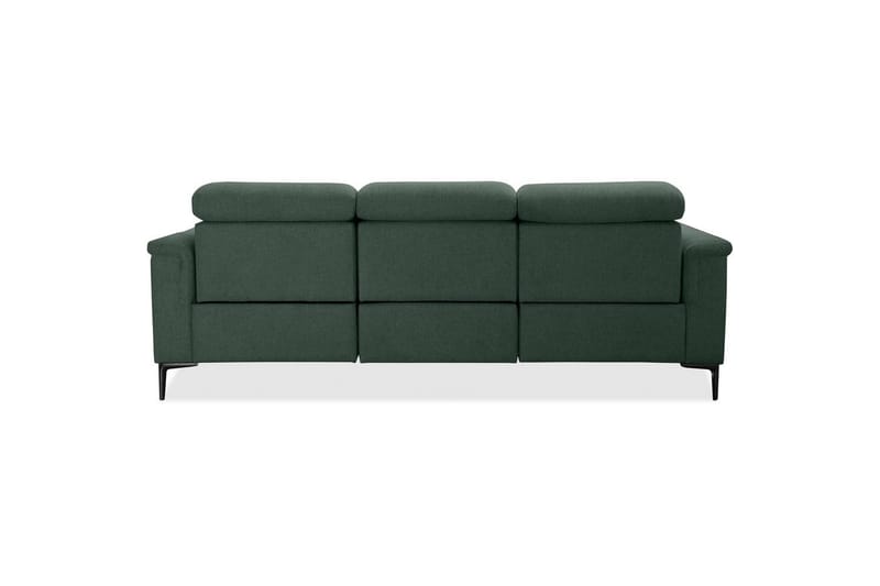 3-sitssoffa Lund Mörkgrön, Belfast tyg, Elektrisk vilstol - Mörkgrön, Belfast tyg, Elektrisk vilstol - Möbler - Vardagsrum - Soffor - Reclinersoffor & Biosoffor