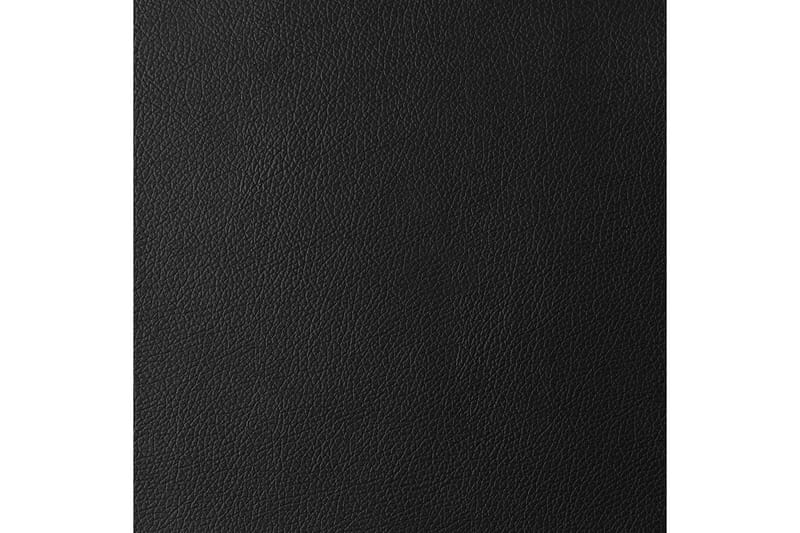 3-sitssoffa Lund Svart, PU, Manuell vilstol - Svart, PU, Manuell vilstol - Möbler - Vardagsrum - Soffor - Skinnsoffor