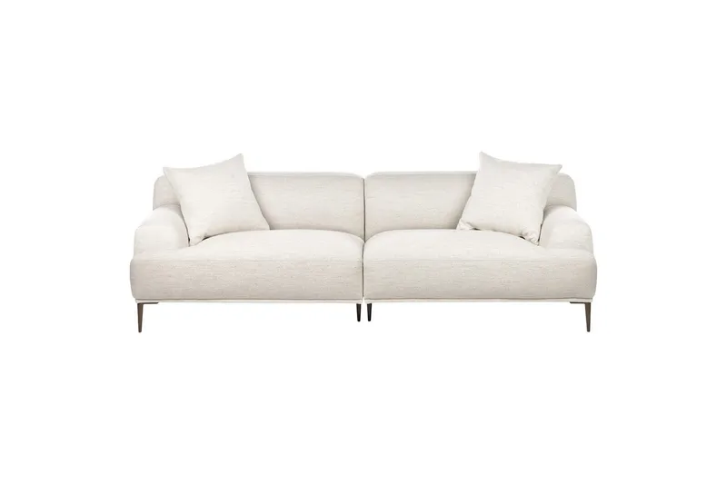 3-sitssoffa Matila Beige, brun, Beige, brun