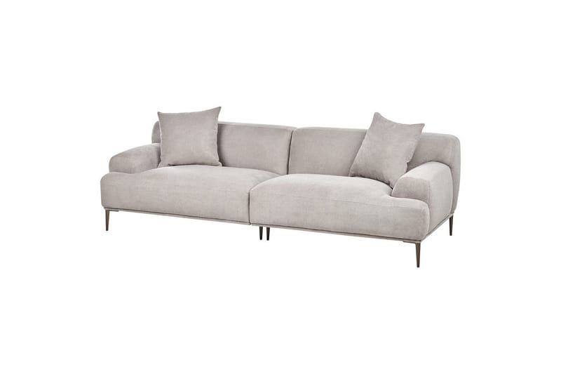 3-sitssoffa Matila Grå, brun - Grå, brun - Möbler - Vardagsrum - Soffor - 3-sits soffor