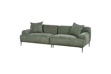 3-sitssoffa Matila Grön, brun - Grön, brun - Möbler - Vardagsrum - Soffor - 3-sits soffor