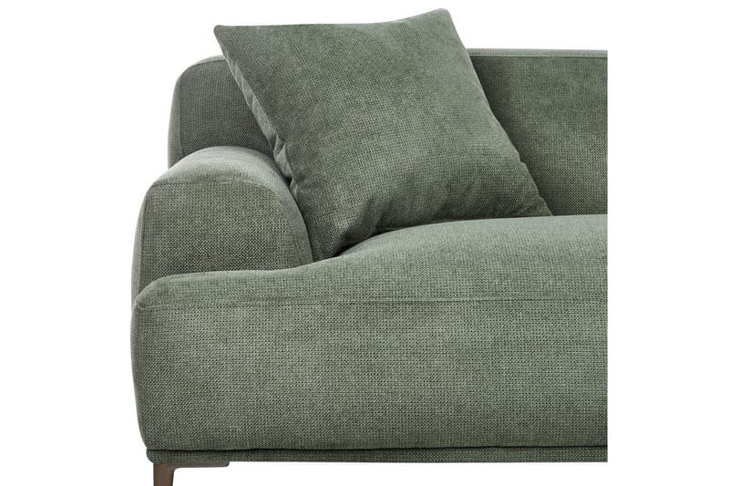 3-sitssoffa Matila Grön, brun - Grön, brun - Möbler - Vardagsrum - Soffor - 3-sits soffor