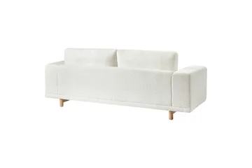 3-sitssoffa Nivala Vit - Vit - Möbler - Vardagsrum - Soffor - 3-sits soffor