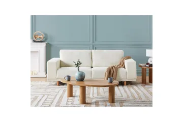 3-sitssoffa Nivala Vit - Vit - Möbler - Vardagsrum - Soffor - 3-sits soffor