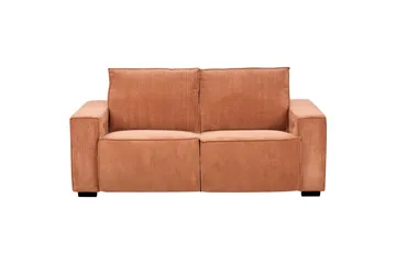3-sitssoffa Nukari Orange, Svart - Orange - Möbler - Vardagsrum - Soffor - Reclinersoffor & Biosoffor