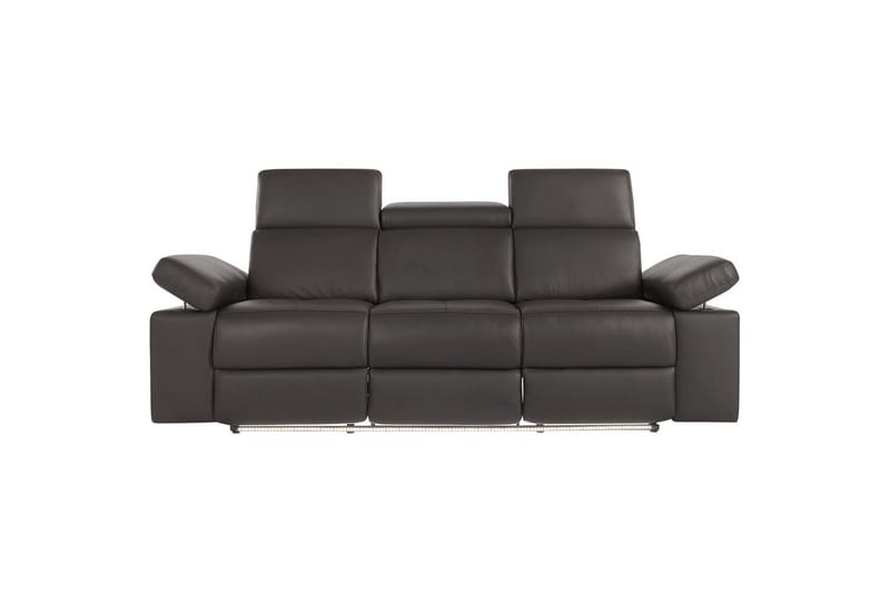3-sitssoffa Rayland Brun, PU, Elektrisk vilstol - Brun, PU, Elektrisk vilstol - Möbler - Vardagsrum - Soffor - Reclinersoffor & Biosoffor