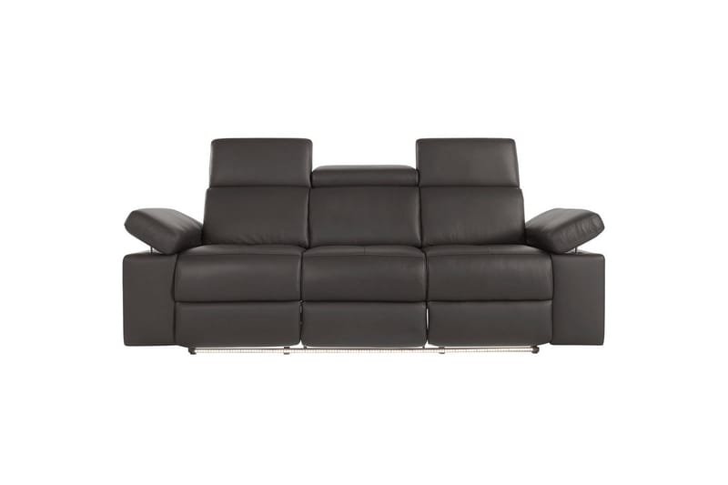 3-sitssoffa Rayland Brun, PU, Elektrisk vilstol - Brun, PU, Elektrisk vilstol - Möbler - Vardagsrum - Soffor - Reclinersoffor & Biosoffor