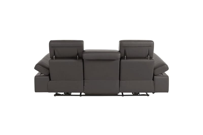 3-sitssoffa Rayland Brun, PU, Elektrisk vilstol - Brun, PU, Elektrisk vilstol - Möbler - Vardagsrum - Soffor - Reclinersoffor & Biosoffor