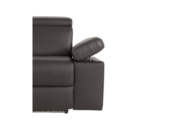 3-sitssoffa Rayland Brun, PU, Elektrisk vilstol - Brun, PU, Elektrisk vilstol - Möbler - Vardagsrum - Soffor - Reclinersoffor & Biosoffor