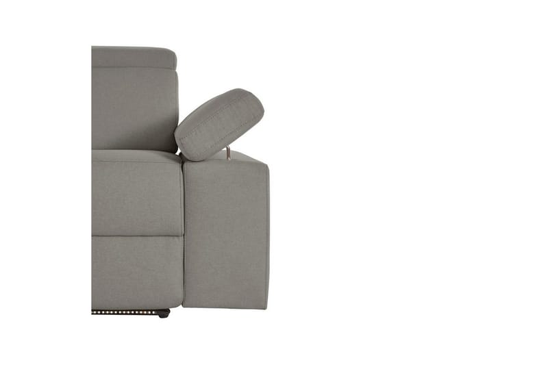 3-sitssoffa Rayland Grå, Sunday tyg, Elektrisk vilstol - Grå, Sunday tyg, Elektrisk vilstol - Möbler - Vardagsrum - Soffor - Reclinersoffor & Biosoffor