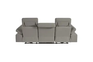 3-sitssoffa Rayland Grå, Sunday tyg, Elektrisk vilstol - Grå, Sunday tyg, Elektrisk vilstol - Möbler - Vardagsrum - Soffor - Reclinersoffor & Biosoffor