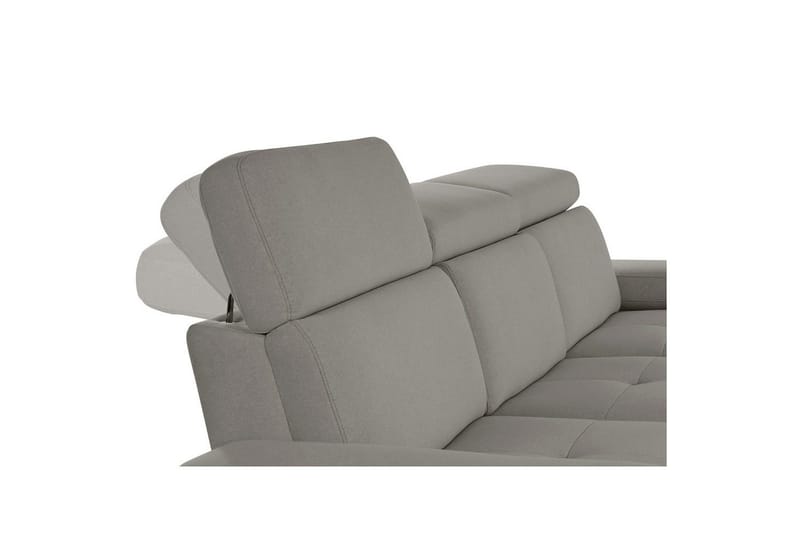 3-sitssoffa Rayland Grå, Sunday tyg, Elektrisk vilstol - Grå, Sunday tyg, Elektrisk vilstol - Möbler - Vardagsrum - Soffor - Reclinersoffor & Biosoffor