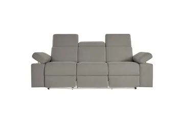 3-sitssoffa Rayland Grå, Sunday tyg, Elektrisk vilstol - Grå, Sunday tyg, Elektrisk vilstol - Möbler - Vardagsrum - Soffor - Reclinersoffor & Biosoffor