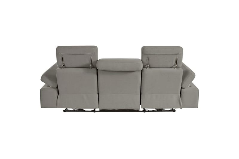 3-sitssoffa Rayland Grå, Sunday tyg, Elektrisk vilstol - Grå, Sunday tyg, Elektrisk vilstol - Möbler - Vardagsrum - Soffor - Reclinersoffor & Biosoffor