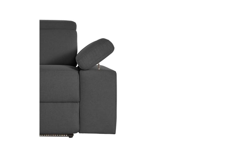 3-sitssoffa Rayland Grå, Sunday tyg, Manuell vilstol - Grå, Sunday tyg, Manuell vilstol - Möbler - Vardagsrum - Soffor - Reclinersoffor & Biosoffor