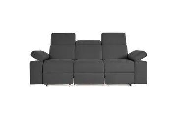 3-sitssoffa Rayland Grå, Sunday tyg, Manuell vilstol - Grå, Sunday tyg, Manuell vilstol - Möbler - Vardagsrum - Soffor - Reclinersoffor & Biosoffor