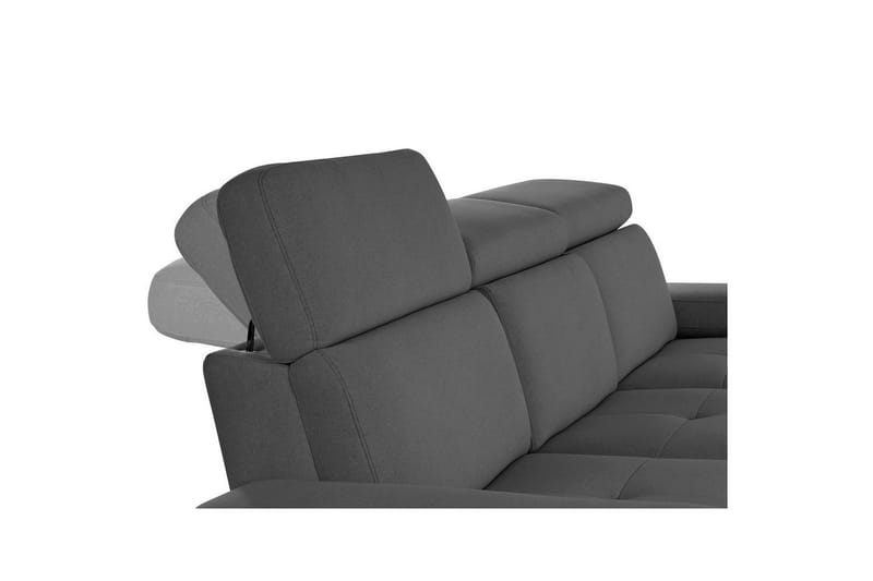 3-sitssoffa Rayland Grå, Sunday tyg, Manuell vilstol - Grå, Sunday tyg, Manuell vilstol - Möbler - Vardagsrum - Soffor - Reclinersoffor & Biosoffor