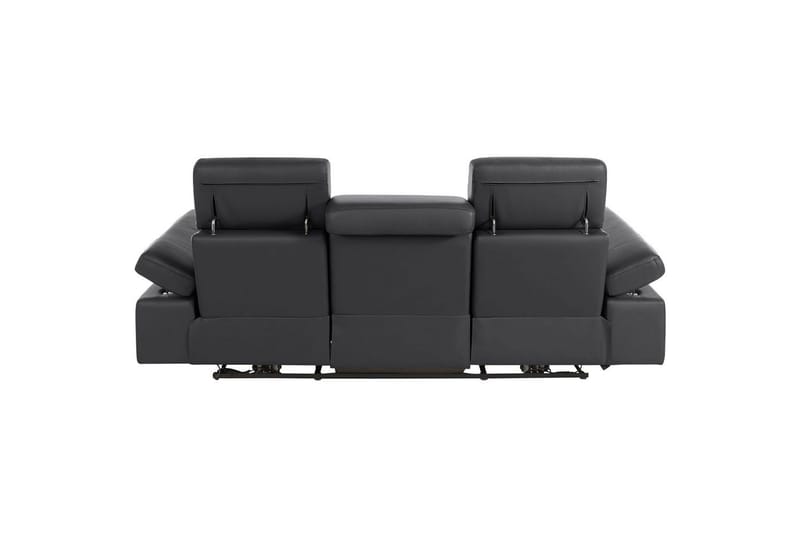 3-sitssoffa Rayland Svart, Läder/PU, Elektrisk vilstol - Svart, Läder/PU, Elektrisk vilstol - Möbler - Vardagsrum - Soffor - Reclinersoffor & Biosoffor