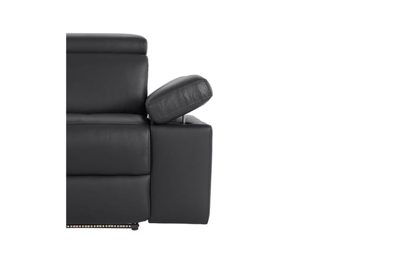 3-sitssoffa Rayland Svart, Läder/PU, Elektrisk vilstol - Svart, Läder/PU, Elektrisk vilstol - Möbler - Vardagsrum - Soffor - Reclinersoffor & Biosoffor