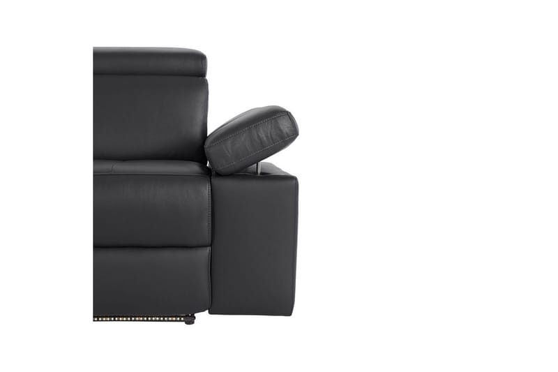 3-sitssoffa Rayland Svart, PU, Elektrisk vilstol - Svart, PU, Elektrisk vilstol - Möbler - Vardagsrum - Soffor - Reclinersoffor & Biosoffor