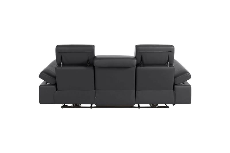 3-sitssoffa Rayland Svart, PU, Elektrisk vilstol - Svart, PU, Elektrisk vilstol - Möbler - Vardagsrum - Soffor - Reclinersoffor & Biosoffor
