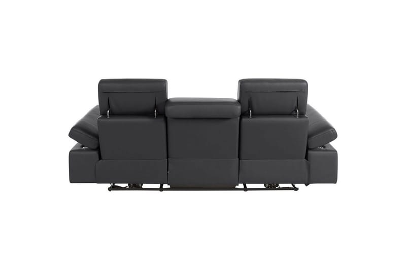 3-sitssoffa Rayland Svart, PU, Elektrisk vilstol - Svart, PU, Elektrisk vilstol - Möbler - Vardagsrum - Soffor - Reclinersoffor & Biosoffor