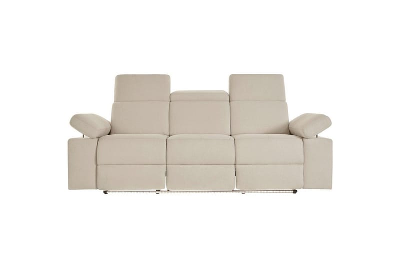 3-sitssoffa Rayland Vit, Sunday tyg, Elektrisk vilstol - Vit, Sunday tyg, Elektrisk vilstol - Möbler - Vardagsrum - Soffor - Reclinersoffor & Biosoffor