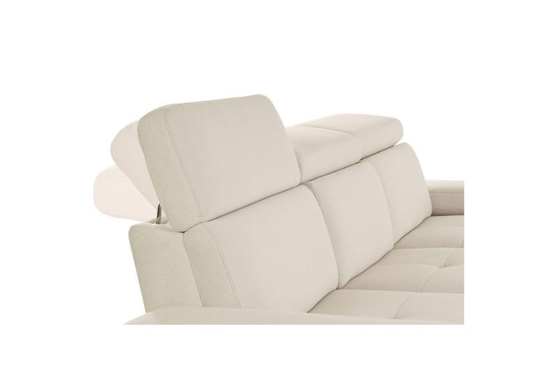 3-sitssoffa Rayland Vit, Sunday tyg, Elektrisk vilstol - Vit, Sunday tyg, Elektrisk vilstol - Möbler - Vardagsrum - Soffor - Reclinersoffor & Biosoffor
