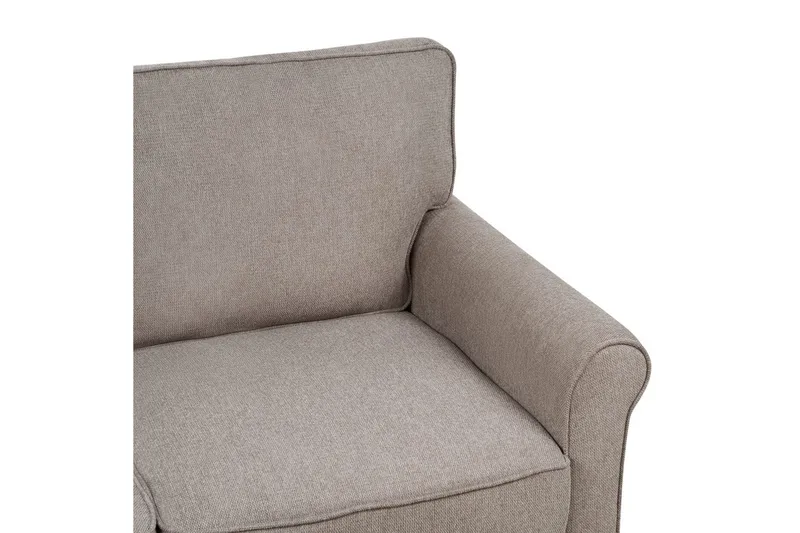 3-sitssoffa Ronneby Brunt, ljust trä - Brunt, ljust trä - Möbler - Vardagsrum - Soffor - 3-sits soffor