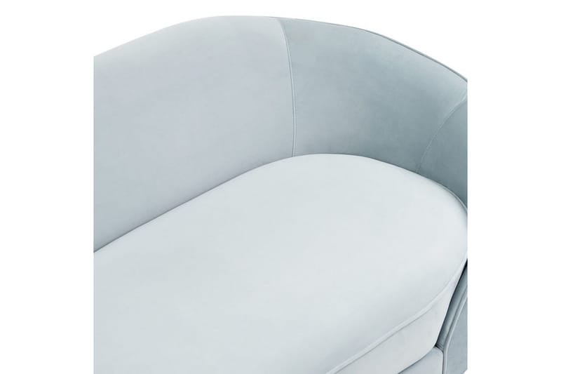 3-sitssoffa Savar Blå, Svart - Blå, Svart - Möbler - Vardagsrum - Soffor - Sammetssoffor