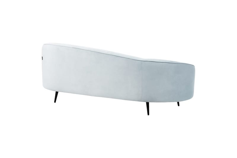 3-sitssoffa Savar Blå, Svart - Blå, Svart - Möbler - Vardagsrum - Soffor - Sammetssoffor