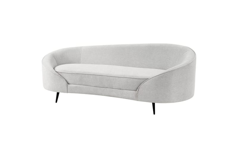 3-sitssoffa Savar Vit, Svart - Vit, Svart - M öbler - Vardagsrum - Soffor - 3-sits soffor