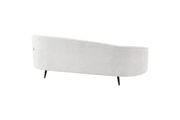 3-sitssoffa Savar Vit, Svart - Vit, Svart - Möbler - Vardagsrum - Soffor - 3-sits soffor