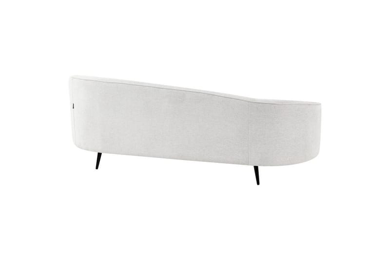3-sitssoffa Savar Vit, Svart - Vit, Svart - Möbler - Vardagsrum - Soffor - 3-sits soffor