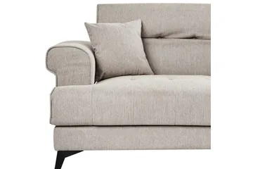 3-sitssoffa Skive Beige - Beige - Möbler - Vardagsrum - Soffor - 3-sits soffor
