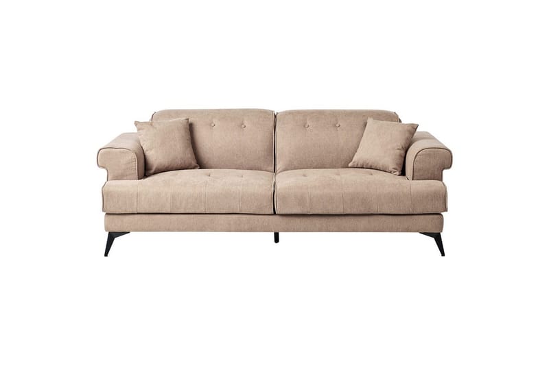 3-sitssoffa Skive Brun, Svart - Beige - Möbler - Vardagsrum - Soffor - 3-sits soffor