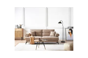 3-sitssoffa Skive Brun, Svart - Beige - Möbler - Vardagsrum - Soffor - 3-sits soffor