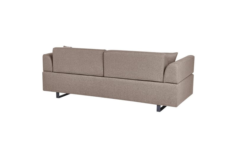 3-sitssoffa Sokna Brun, Svart - Brun - Möbler - Vardagsrum - Soffor - 3-sits soffor