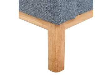 3-sitssoffa Sosjo Blått, ljust trä - Blått, ljust trä - Möbler - Vardagsrum - Soffor - 3-sits soffor