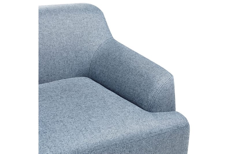 3-sitssoffa Sosjo Blått, ljust trä - Blått, ljust trä - Möbler - Vardagsrum - Soffor - 3-sits soffor