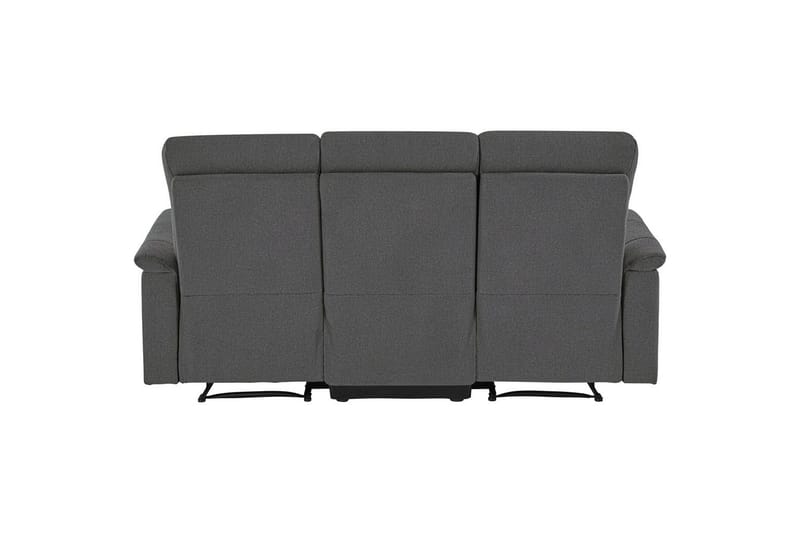 3-sitssoffa Southbrook Antracit, Tyg/Trä/Metall, Manuell vilstol - Antracit, Tyg/Trä/Metall, Manuell vilstol - Möbler - Vardagsrum - Soffor - Reclinersoffor & Biosoffor