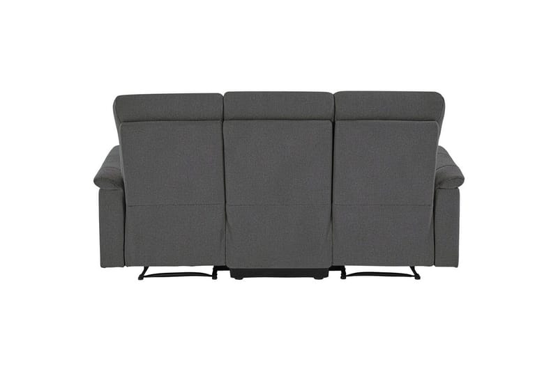 3-sitssoffa Southbrook Antracit, Tyg/Trä/Metall, Manuell vilstol - Antracit, Tyg/Trä/Metall, Manuell vilstol - Möbler - Vardagsrum - Soffor - Reclinersoffor & Biosoffor