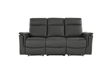 3-sitssoffa Southbrook Grå, PU/trä/metall, Elektrisk vilstol - Grå, PU/trä/metall, Elektrisk vilstol - Möbler - Vardagsrum - Soffor - Reclinersoffor & Biosoffor