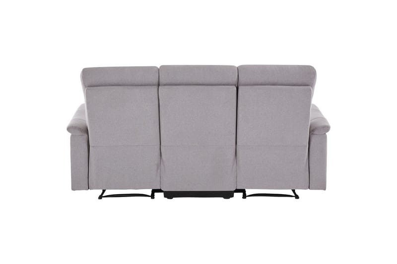 3-sitssoffa Southbrook Ljusgrå, Tyg/Trä/Metall, Manuell vilstol - Ljusgrå, Tyg/Trä/Metall, Manuell vilstol - Möbler - Vardagsrum - Soffor - Reclinersoffor & Biosoffor