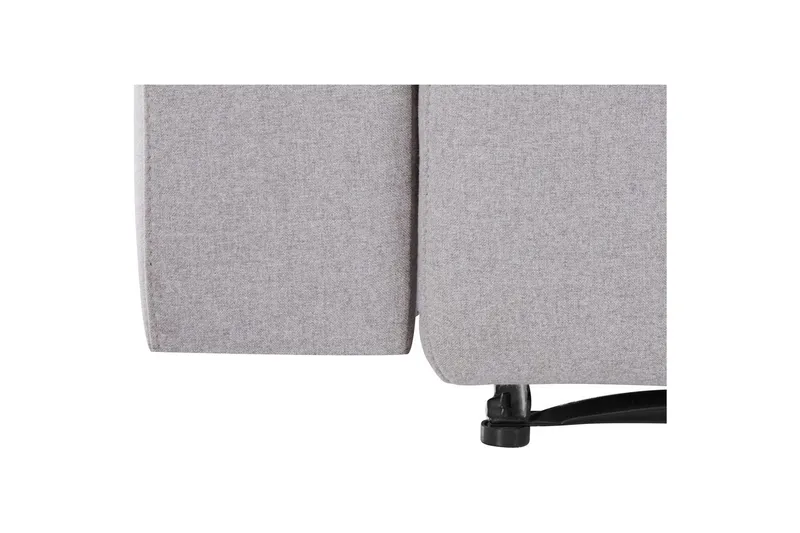 3-sitssoffa Southbrook Ljusgrå, Tyg/Trä/Metall, Manuell vilstol - Ljusgrå, Tyg/Trä/Metall, Manuell vilstol - Möbler - Vardagsrum - Soffor - Reclinersoffor & Biosoffor