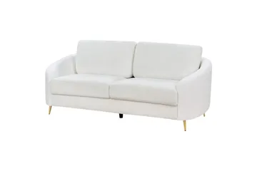 3-sitssoffa Trosa Vitt, guld - Vitt, guld - Möbler - Vardagsrum - Soffor - 3-sits soffor