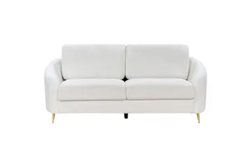 3-sitssoffa Trosa Vitt, guld - Vitt, guld - Möbler - Vardagsrum - Soffor - 3-sits soffor