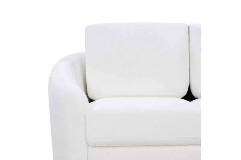 3-sitssoffa Trosa Vitt, guld - Vitt, guld - Möbler - Vardagsrum - Soffor - 3-sits soffor