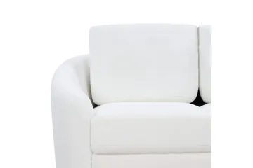 3-sitssoffa Trosa Vitt, guld - Vitt, guld - Möbler - Vardagsrum - Soffor - 3-sits soffor